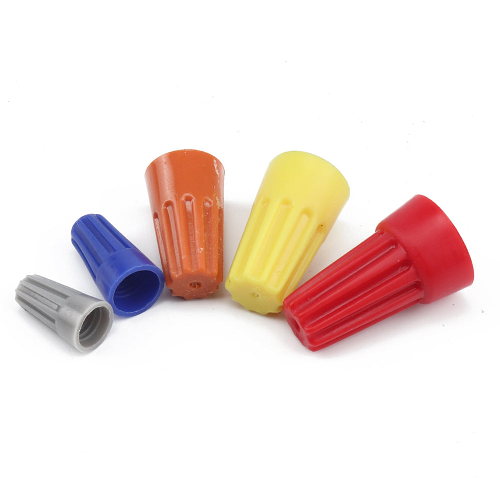 A0818 320Pcs PVC Insulated Wire Connector Twist Nuts Caps Assortment Kit A0818 320Pcs PVC Insulated Wire Connector Twist Nuts Caps Assortment Kit